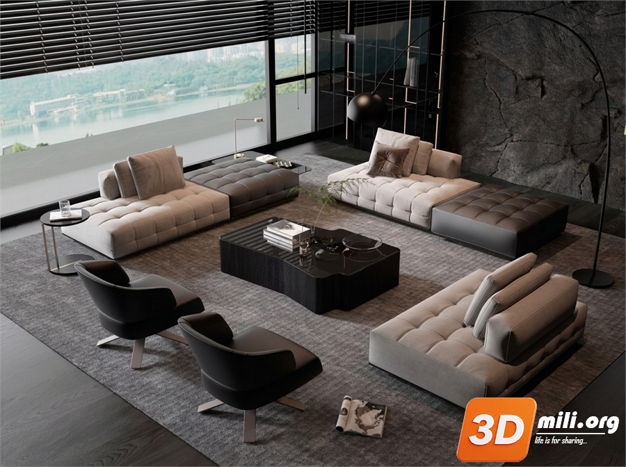 Sofa Minotti Skp Files 